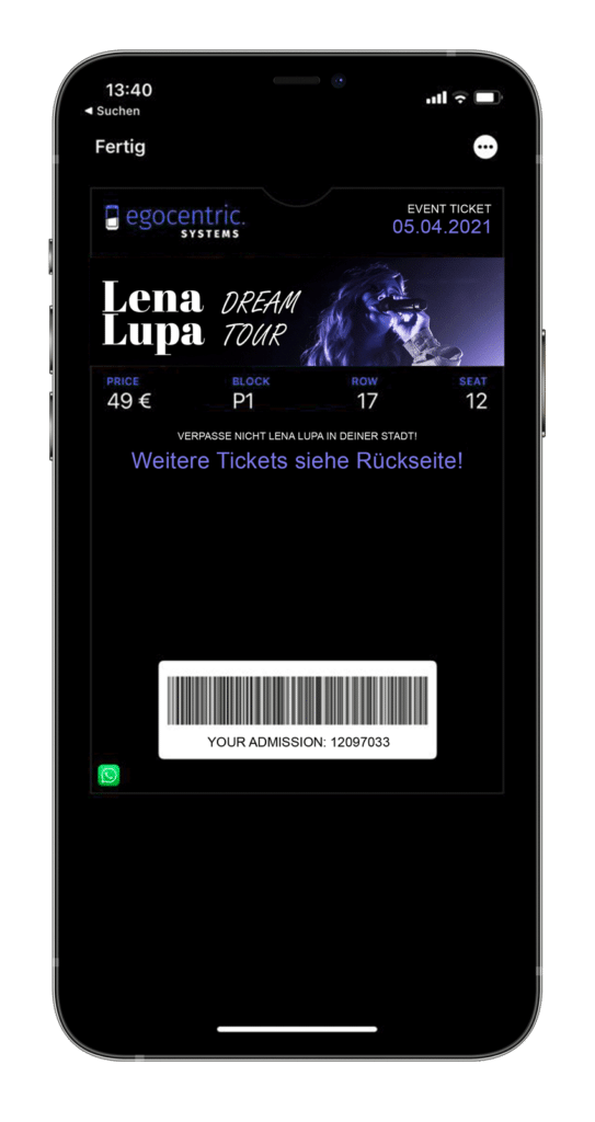 Mobile Tickets für kontaklosen Einlass und Reduzierung der Kontaktpunkte