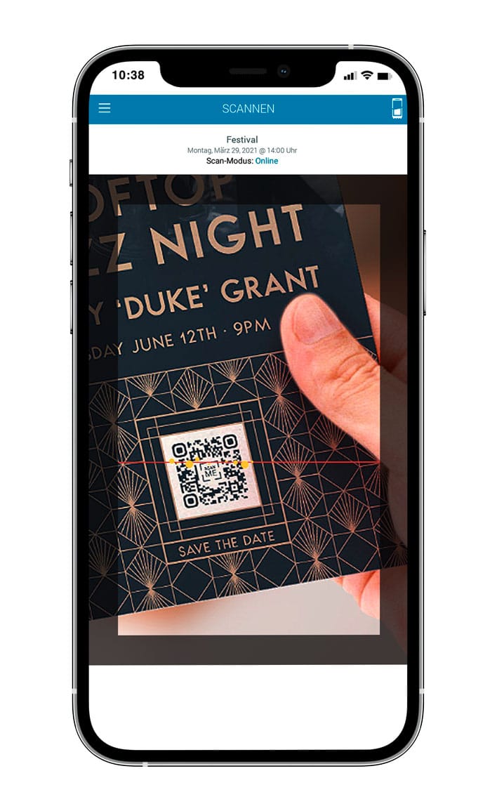 Einfacher Ticket-Scan mit App über Dein Smartphone für Karneval